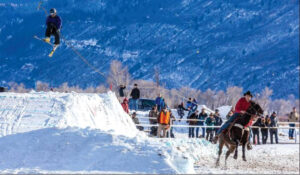 Saddle up for skijoring this weekend