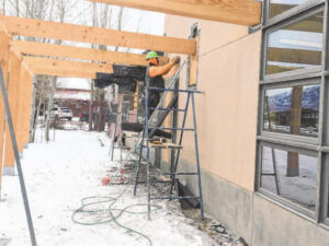 Library expansion sails through winter