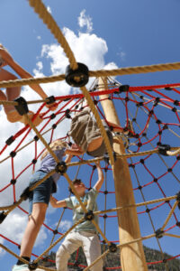 School celebrates playground