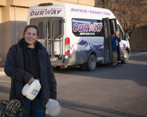 Bright start, cloudy future for bus service