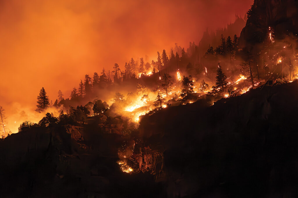 Gold Mountain Fire forces evacuations north of Ouray