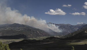 Evacuees in limbo as fire grows