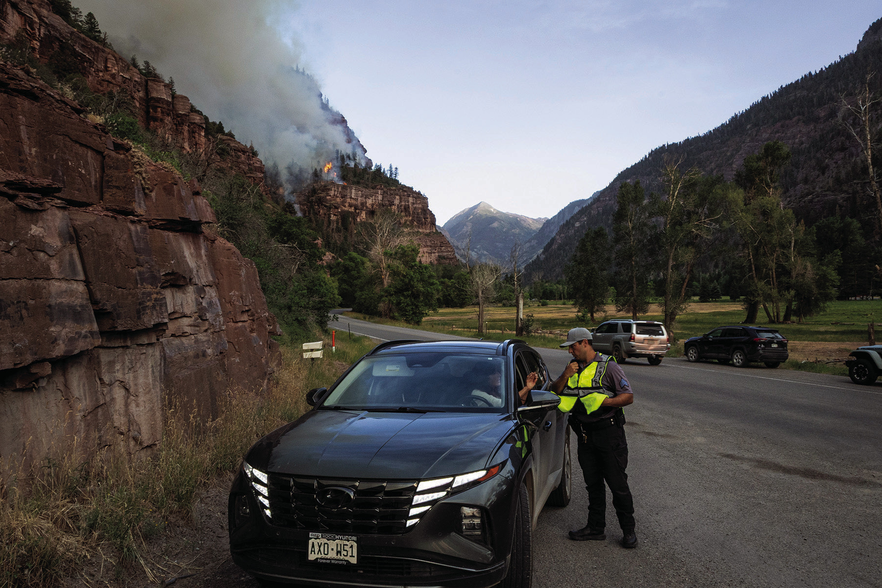 Blaze forces evacuations, destroys family cabin