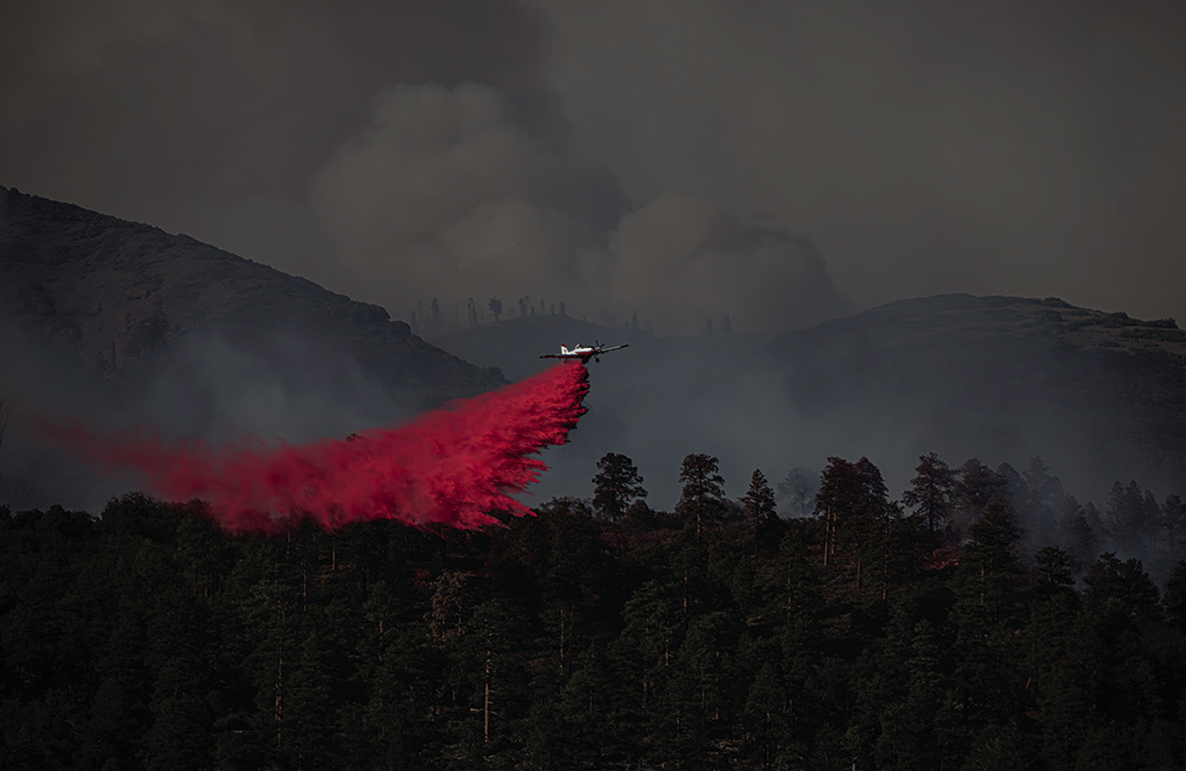 Firefighters gain ground