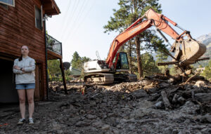 Flood ravages homes