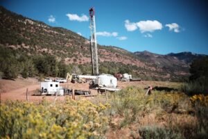 Crews working to fill 1950s-era well along U.S. 550
