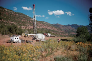 Crews working to plug old water well